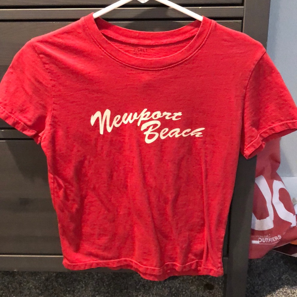 Newport Beach crop shirt